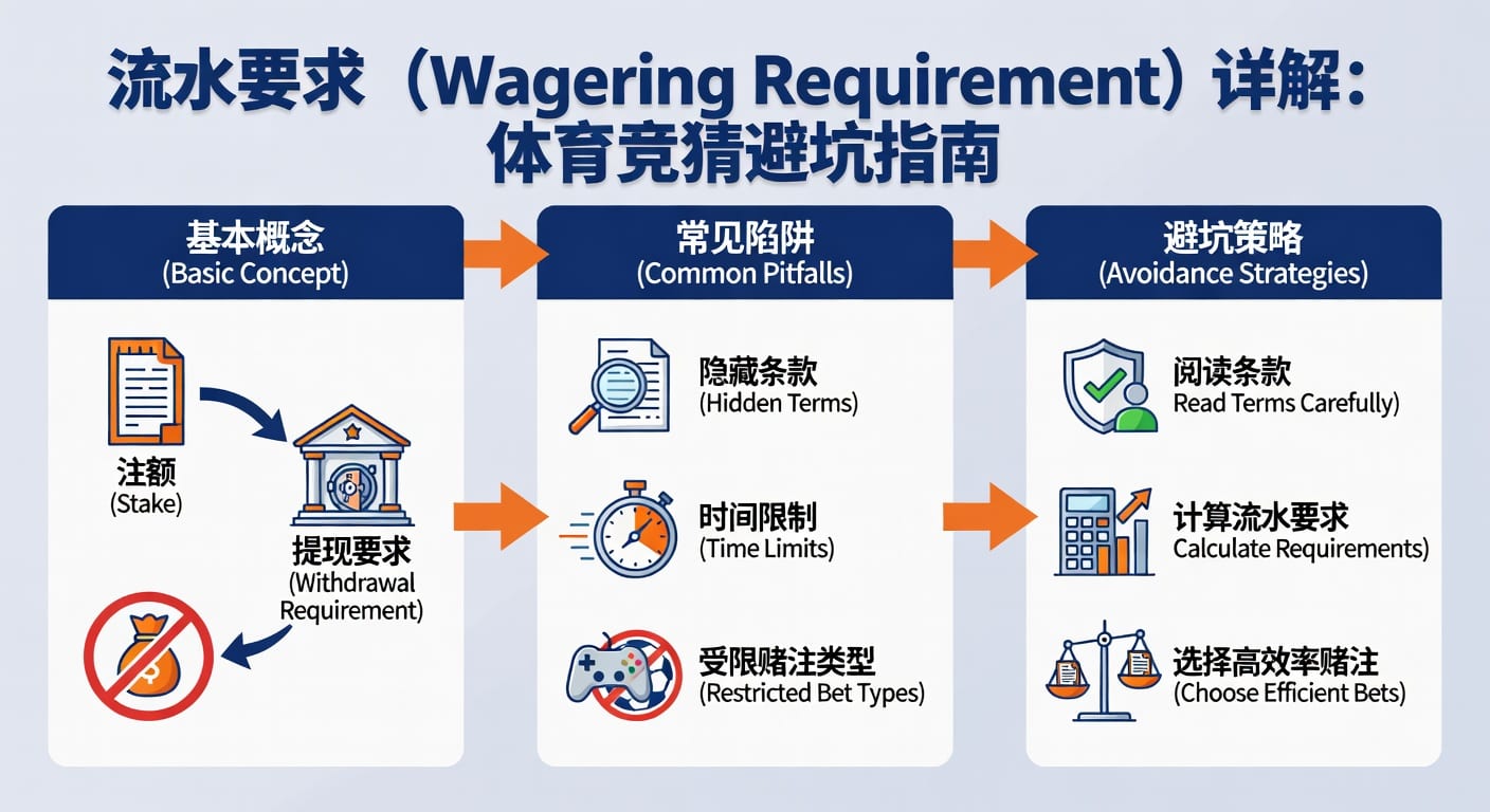 流水要求 sports wagering requirement 计算与解读